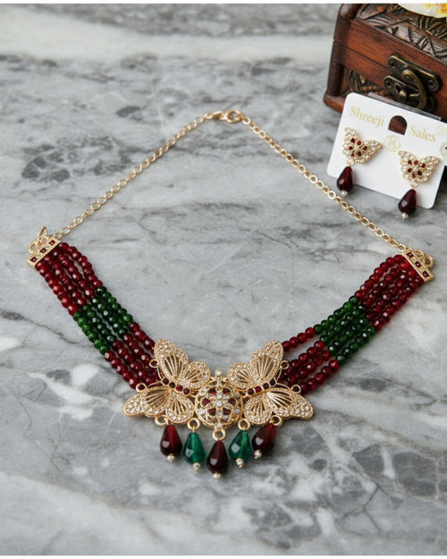 Divinera Aahana Traditional Necklace Set