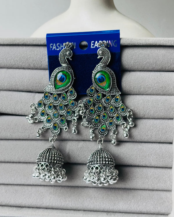Divinera Meher Ethnic Jhumka Earrings
